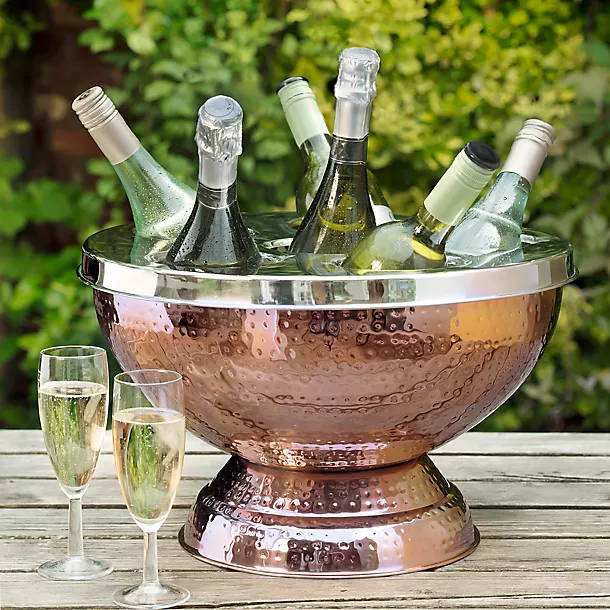 6 Bottle Copper Wine And Champagne Cooler 5 6 Bottle Copper Wine And Champagne Cooler - Image 3