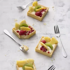 6pc Viners Select Stainless Steel Pastry Fork Set 10 6pc Viners Select Stainless Steel Pastry Fork Set -Lake Land 62021 4