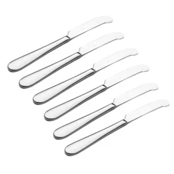 6pc Viners Select Stainless Steel Butter Knife Set 7 6pc Viners Select Stainless Steel Butter Knife Set -Lake Land 62027 3