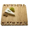 Lakeland Cheese And Crackers Bamboo Serving And Chopping Board 2 Lakeland Cheese And Crackers Bamboo Serving And Chopping Board -Lake Land 62146 1