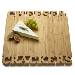 Lakeland Cheese And Crackers Bamboo Serving And Chopping Board