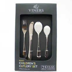 4pc Viners Stainless Steel Children’s Cutlery Set