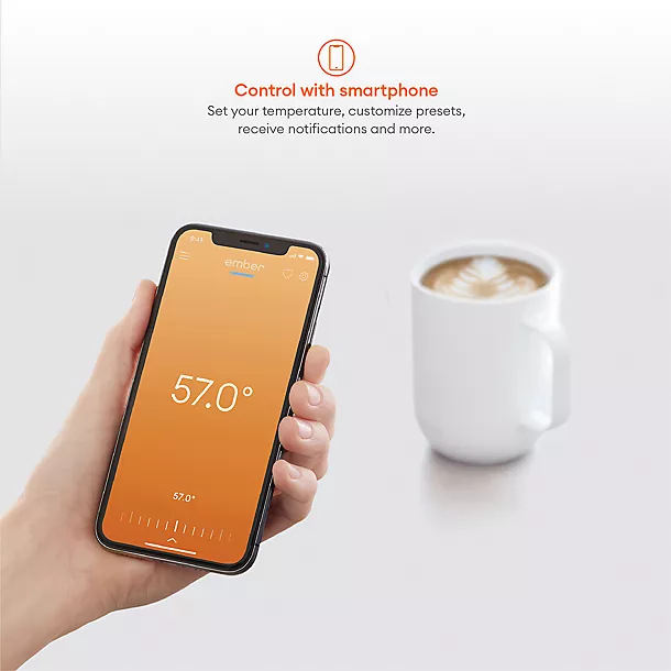 Ember Temperature Controlled Mug - White 295ml 6 Ember Temperature Controlled Mug - White 295ml - Image 4