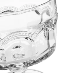 Artland Pearl Ridge Large Glass Footed Trifle Bowl 20cm Dia. 7 Artland Pearl Ridge Large Glass Footed Trifle Bowl 20cm Dia. -Lake Land 63057 3