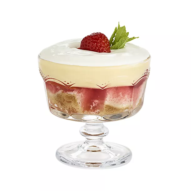 4 Artland Pearl Ridge Mini Glass Footed Trifle Bowls 4 4 Artland Pearl Ridge Mini Glass Footed Trifle Bowls - Image 2