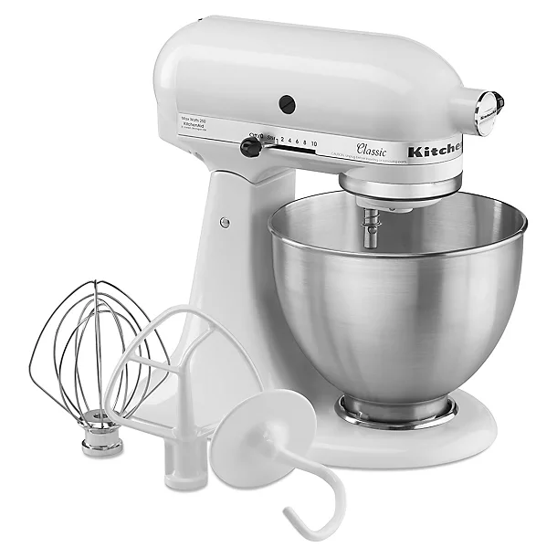 KitchenAid Classic Stand Mixer White 5K45SSBWH 9 KitchenAid Classic Stand Mixer White 5K45SSBWH - Image 7
