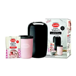 EasiYo 1kg Yoghurt Maker Black And 1 Sachet Starter Kit
