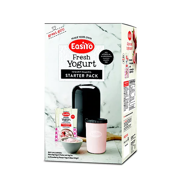 EasiYo 1kg Yoghurt Maker Black And 1 Sachet Starter Kit 5 EasiYo 1kg Yoghurt Maker Black And 1 Sachet Starter Kit - Image 3