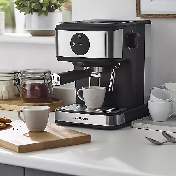 Lakeland Digital Espresso Maker Black 4 Lakeland Digital Espresso Maker Black - Image 2