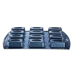 Lakeland 12 Hole Loose Based Mini Loaf Tin 12 Lakeland 12 Hole Loose Based Mini Loaf Tin -Lake Land 70178 3