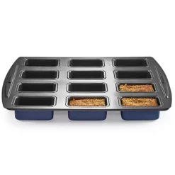 Lakeland 12 Hole Loose Based Mini Loaf Tin 13 Lakeland 12 Hole Loose Based Mini Loaf Tin -Lake Land 70178 4
