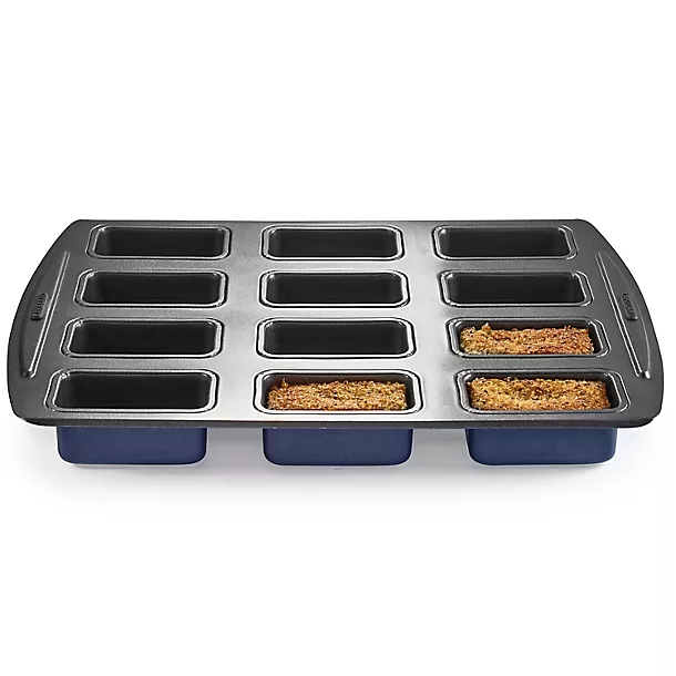 Lakeland 12 Hole Loose Based Mini Loaf Tin 6 Lakeland 12 Hole Loose Based Mini Loaf Tin - Image 4