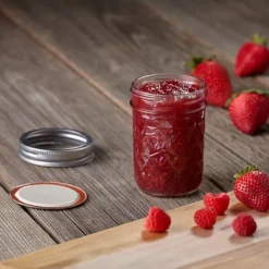 6 Ball Regular Mouth Quilted Crystal Mason Preserving Jars 240ml 24 6 Ball Regular Mouth Quilted Crystal Mason Preserving Jars 240ml -Lake Land 70511 11