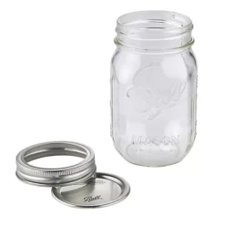 6 Ball Regular Mouth Mason Preserving Jars 473ml 16 6 Ball Regular Mouth Mason Preserving Jars 473ml -Lake Land 70512 3
