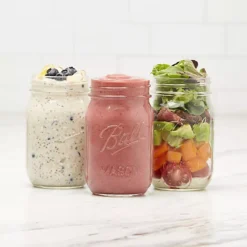 6 Ball Regular Mouth Mason Preserving Jars 473ml 19 6 Ball Regular Mouth Mason Preserving Jars 473ml -Lake Land 70512 6