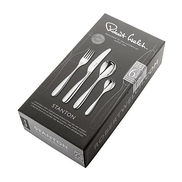 24pc Robert Welch Stanton Cutlery Gift Set 6 24pc Robert Welch Stanton Cutlery Gift Set - Image 4