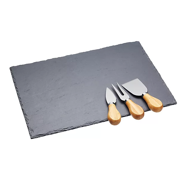 Artesa Cheese Platter & Knife Set 3 Artesa Cheese Platter & Knife Set