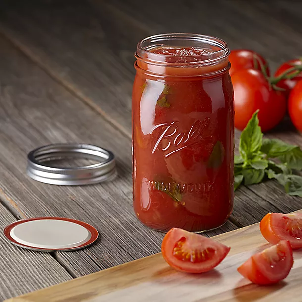 4 Ball Wide Mouth Fruit Design Mason Preserving Jars 945ml 4 4 Ball Wide Mouth Fruit Design Mason Preserving Jars 945ml - Image 2