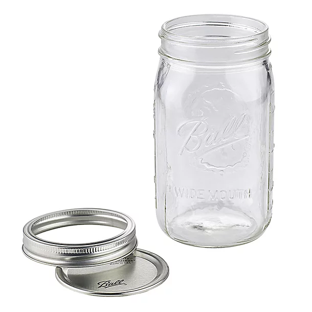 4 Ball Wide Mouth Fruit Design Mason Preserving Jars 945ml 6 4 Ball Wide Mouth Fruit Design Mason Preserving Jars 945ml - Image 4