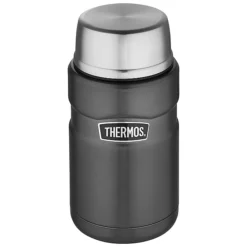 Thermos King Grey Large Food Flask 710ml