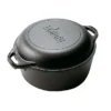 Lodge Cast Iron Double Dutch Oven 26cm 1 Lodge Cast Iron Double Dutch Oven 26cm -Lake Land 72324 1