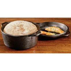 Lodge Cast Iron Double Dutch Oven 26cm -Lake Land 72324 5