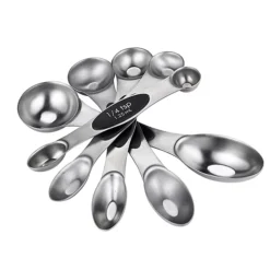 Double End Magnetic Measuring Spoons - Set Of 5 8 Double End Magnetic Measuring Spoons - Set Of 5 -Lake Land 72452 3