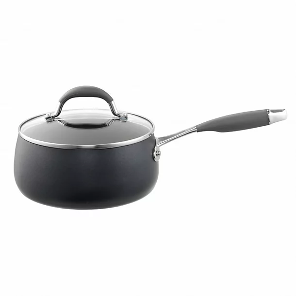 Lakeland Hard Anodised Bell Shaped 20cm Saucepan 3 Lakeland Hard Anodised Bell Shaped 20cm Saucepan