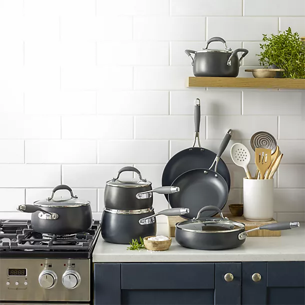 Lakeland Hard Anodised Bell Shaped 20cm Saucepan 5 Lakeland Hard Anodised Bell Shaped 20cm Saucepan - Image 3