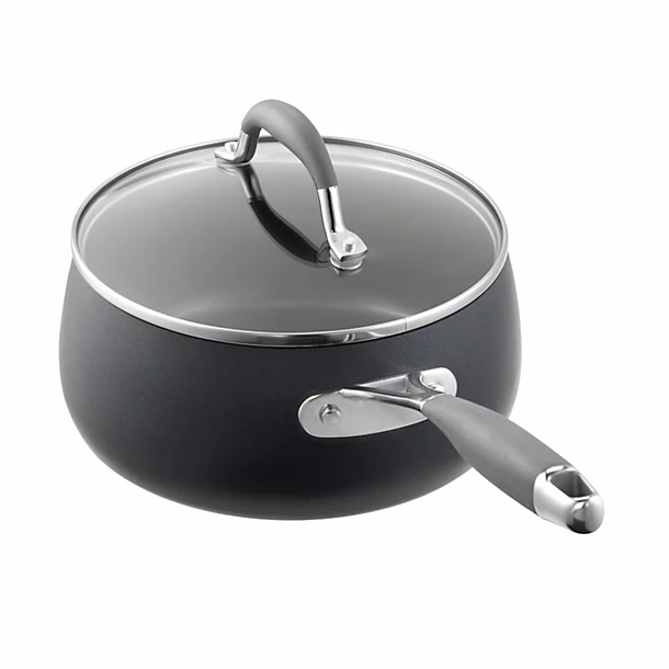 Lakeland Hard Anodised Bell Shaped 20cm Saucepan 7 Lakeland Hard Anodised Bell Shaped 20cm Saucepan - Image 5