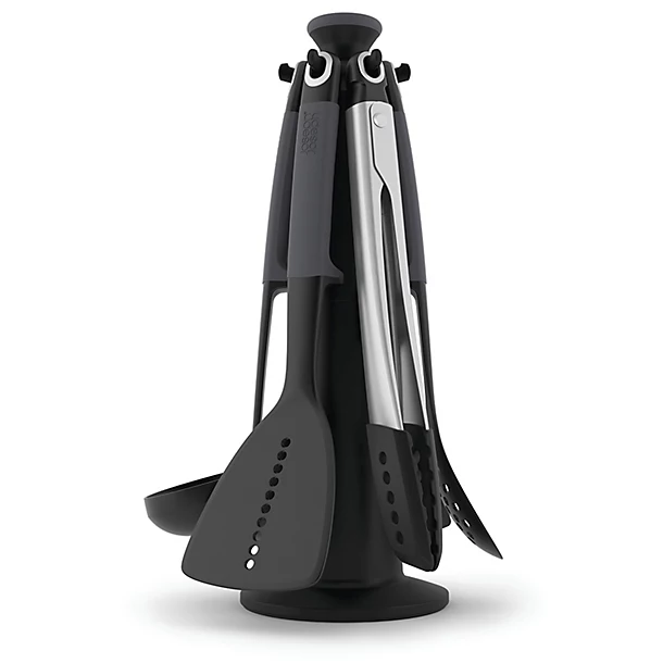 Joseph Joseph Elevate Carousel 6 Piece Utensil Set Grey 3 Joseph Joseph Elevate Carousel 6 Piece Utensil Set Grey