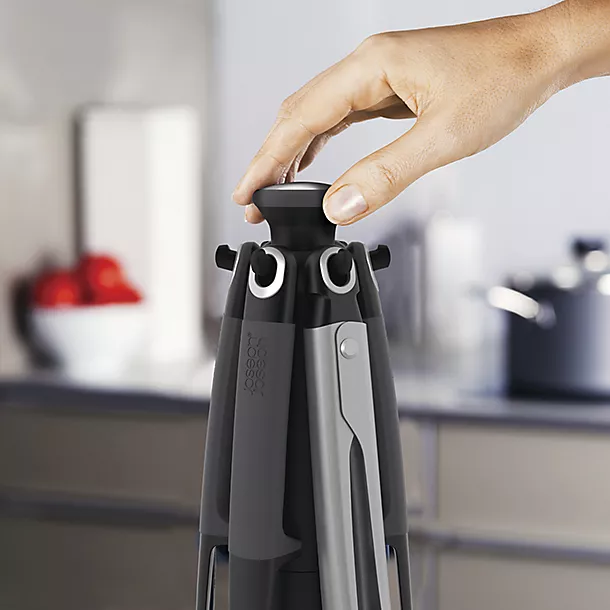 Joseph Joseph Elevate Carousel 6 Piece Utensil Set Grey 4 Joseph Joseph Elevate Carousel 6 Piece Utensil Set Grey - Image 2