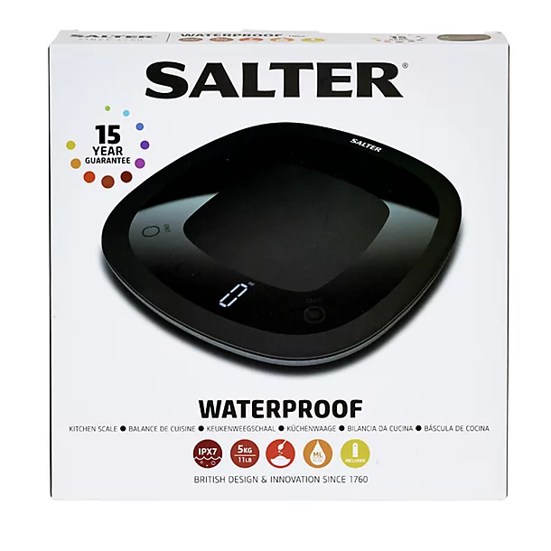 Salter Waterproof Aquatronic Flat Digital Kitchen Scales 6 Salter Waterproof Aquatronic Flat Digital Kitchen Scales - Image 4