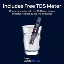 ZeroWater 5-Stage Water Filter Jug With Free TDS Meter 1.7L -Lake Land 73247 5