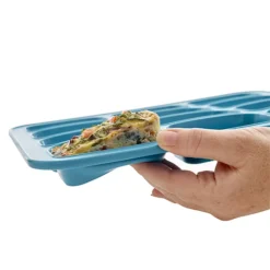 Reinforced Silicone 12-Cup Mini Loaf Cake Pan -Lake Land 73286 5