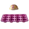Reinforced Silicone 12-Cup Hemisphere Pan 2 Reinforced Silicone 12-Cup Hemisphere Pan -Lake Land 73288 1