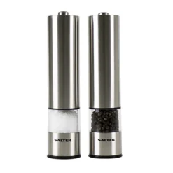 Salter Electronic Salt And Pepper Mill Set 16 Salter Electronic Salt And Pepper Mill Set -Lake Land 73443 7