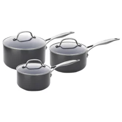 GreenPan Venice Pro 3-Piece Pan Set With Lids