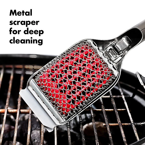 OXO Good Grips Stainless Steel Coiled Grill Brush 7 OXO Good Grips Stainless Steel Coiled Grill Brush - Image 5