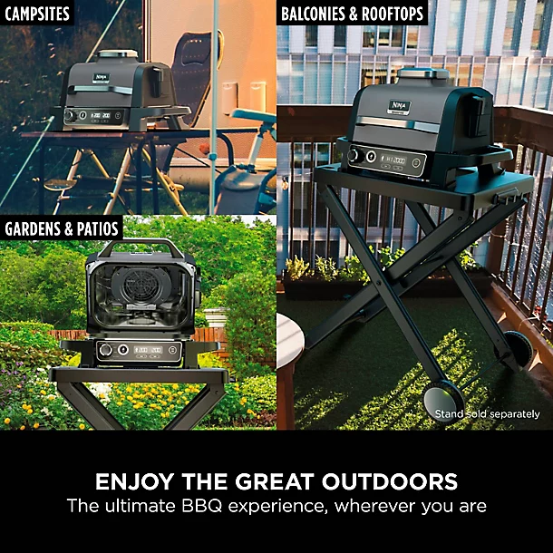 Ninja Woodfire Electric BBQ Grill, Smoker, Air Fryer And Cover Bundle 13 Ninja Woodfire Electric BBQ Grill, Smoker, Air Fryer And Cover Bundle - Image 11