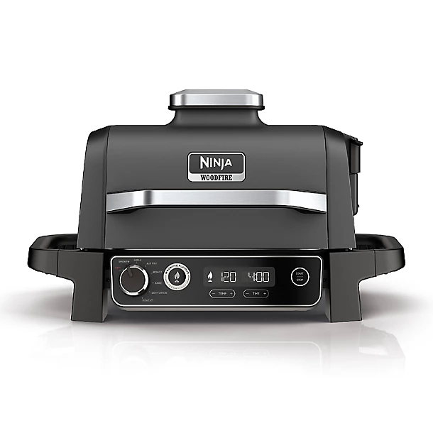 Ninja Woodfire Electric BBQ Grill, Smoker, Air Fryer And Cover Bundle 4 Ninja Woodfire Electric BBQ Grill, Smoker, Air Fryer And Cover Bundle - Image 2