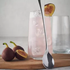 Latte Glasses And Long Handle Spoon Set Bundle -Lake Land 74448 6